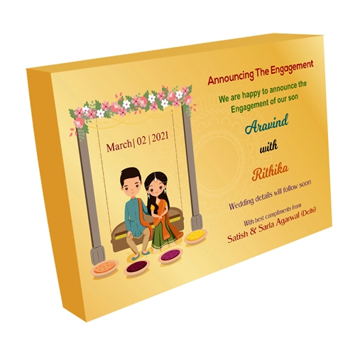 Wedding Announcement Gift Box 9 Compartments